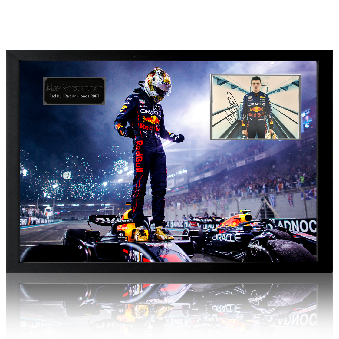 Max Verstappen Signed F1 World Champion Iconic Frame