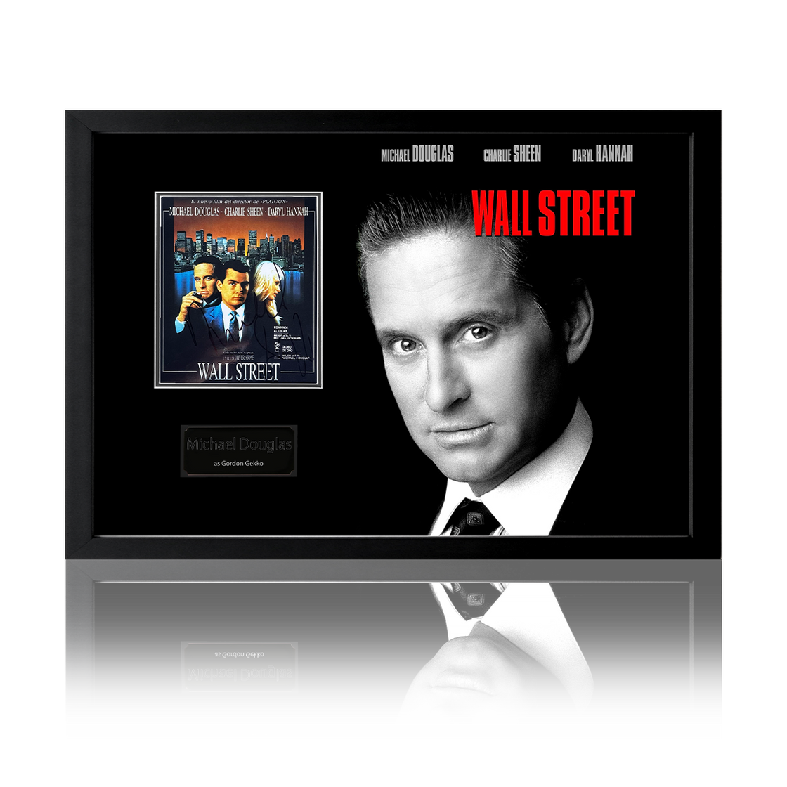 Michael Douglas Signed Wall Street Iconic Frame (ACOA)