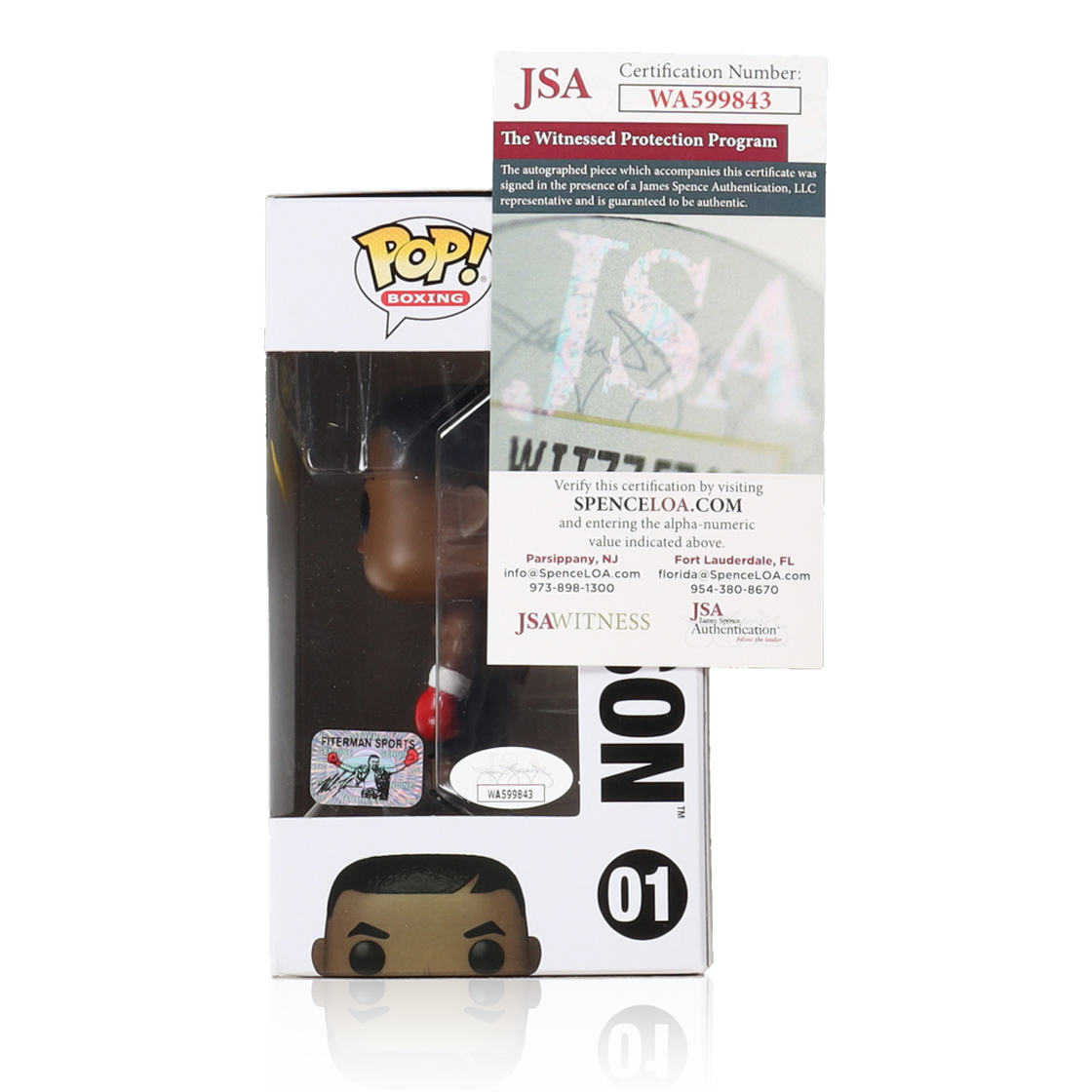 Mike Tyson Signed Funko Pop (JSA Witnessed)