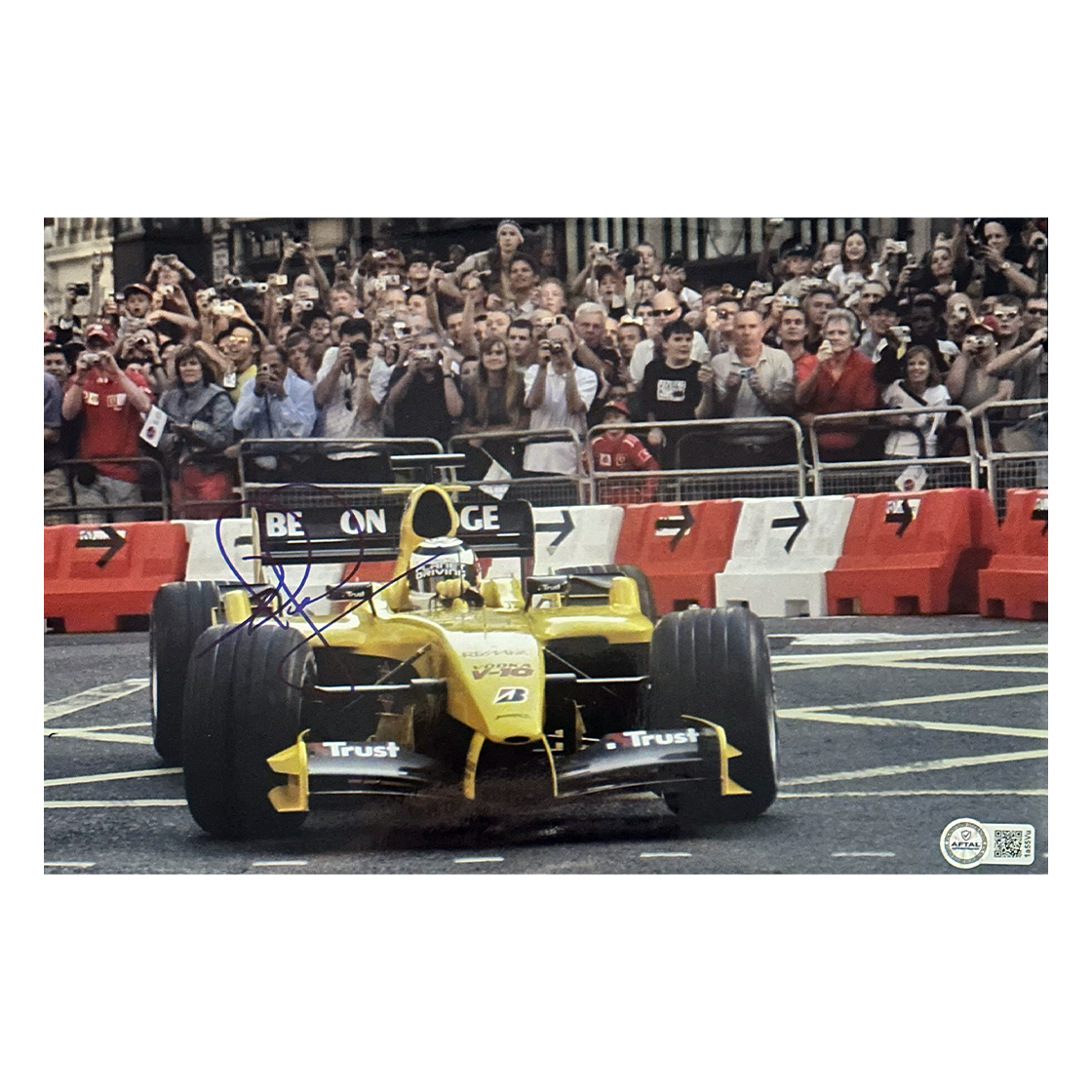 Nigel Mansell Signed Formula One 12x8 Image 1 (AFTAL Authenticated)