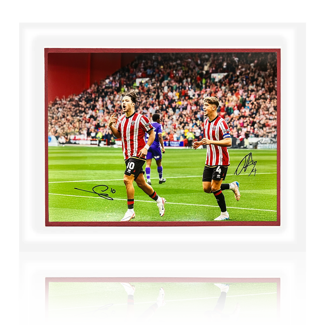 Ollie Arblaster & Callum O'Hare Signed Sheffield United Deluxe Mount