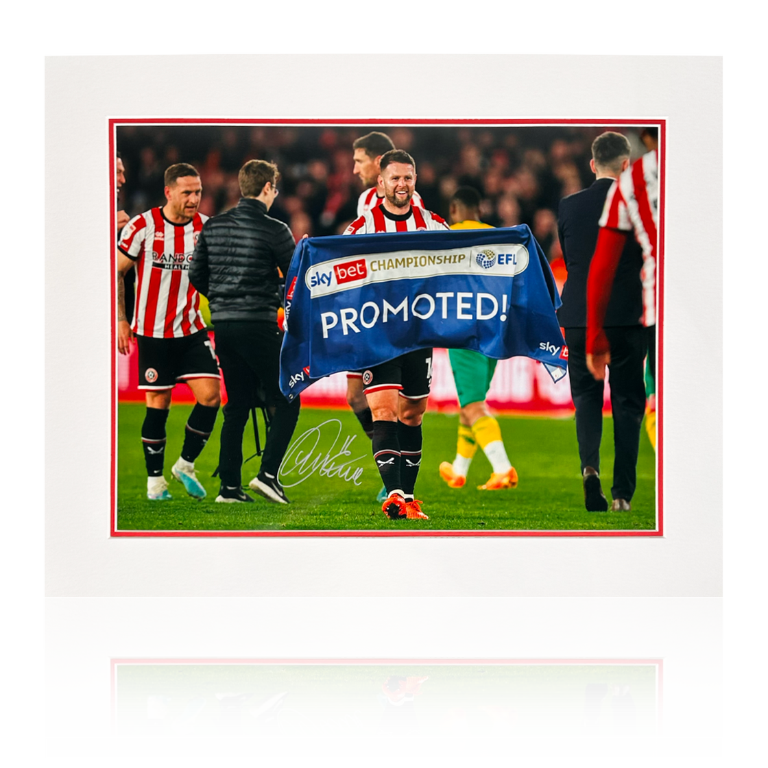 Ollie Norwood Sheffield United Signed Mount