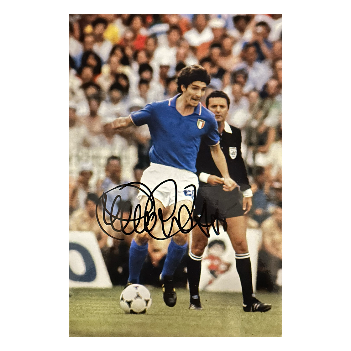 Paolo Rossi Signed Italy 12x8 Photo 5