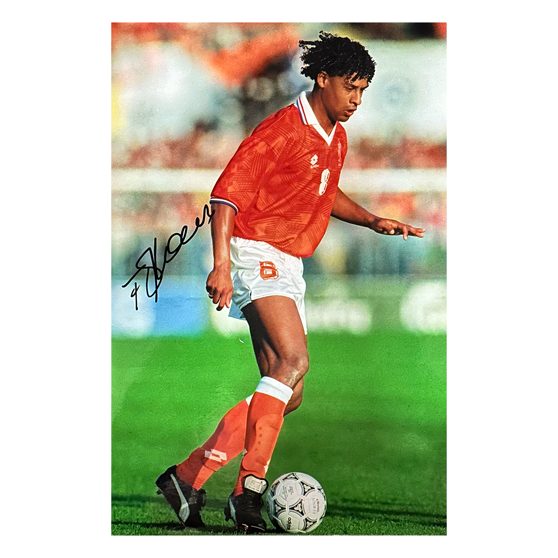 Pierre van Hooijdonk Signed Netherlands 12x8 Image 3