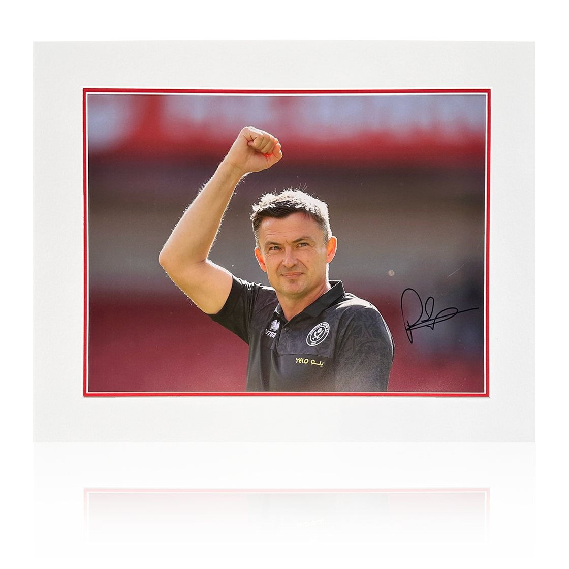 Paul Heckingbottom Sheffield United Signed Mount