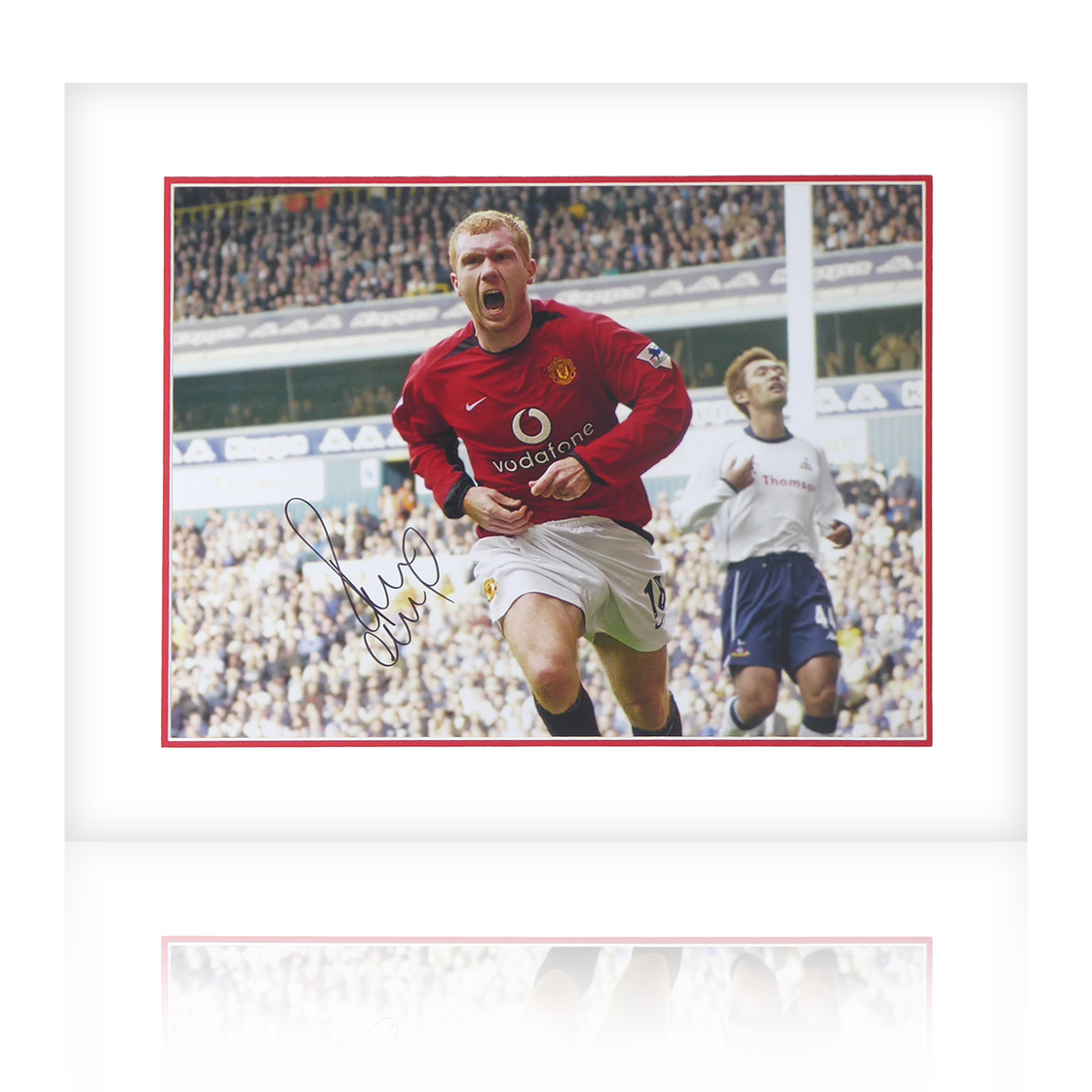 Paul Scholes Manchester United Signed Mount #1