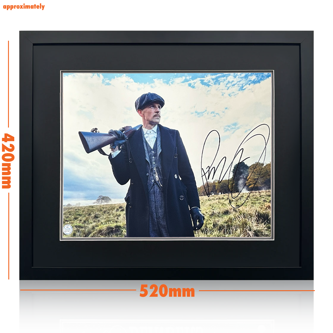 Paul Anderson Signed Peaky Blinders Image Deluxe Mount Frame #1 (AFTAL Witness)