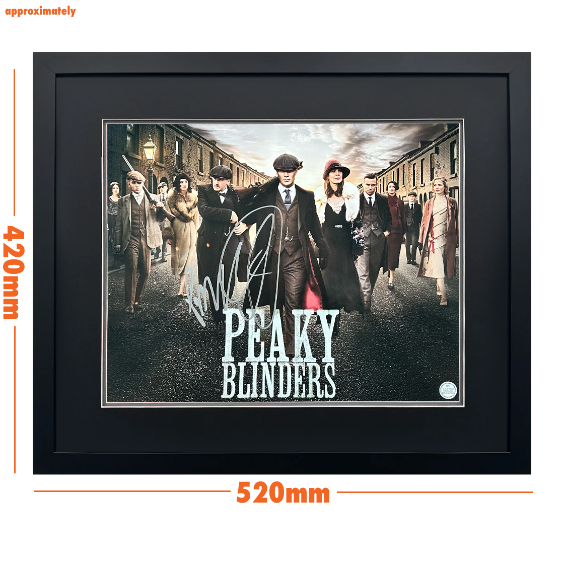 Paul Anderson Signed Peaky Blinders Image Deluxe Mount Frame #2 (AFTAL Witness)