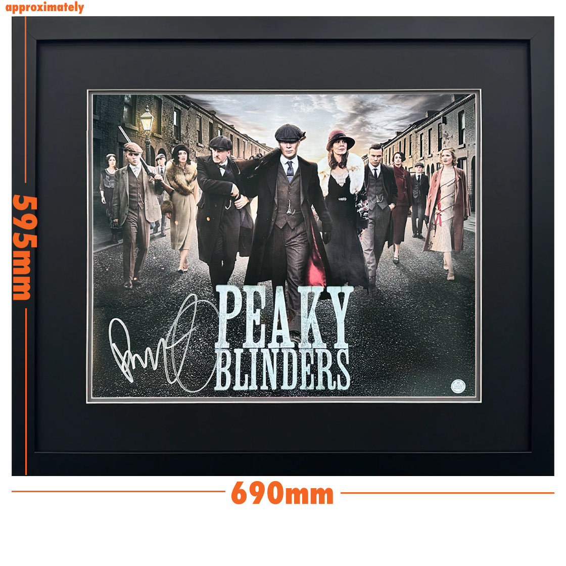 Paul Anderson Signed Peaky Blinders 20X16 Image Deluxe Mount Frame (AFTAL Witness)