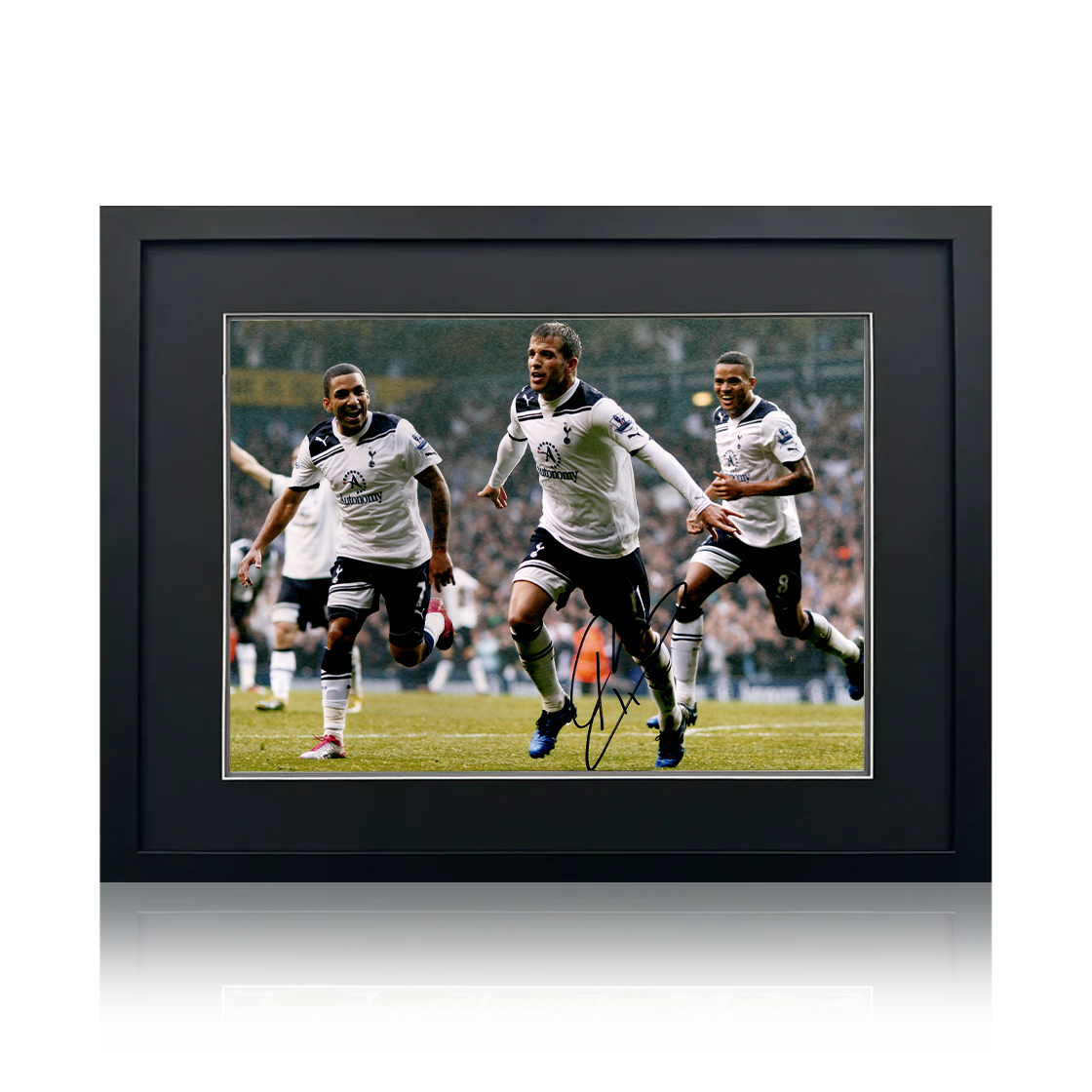 Rafael van der Vaart Signed Tottenham Hotspur Image Compact Frame