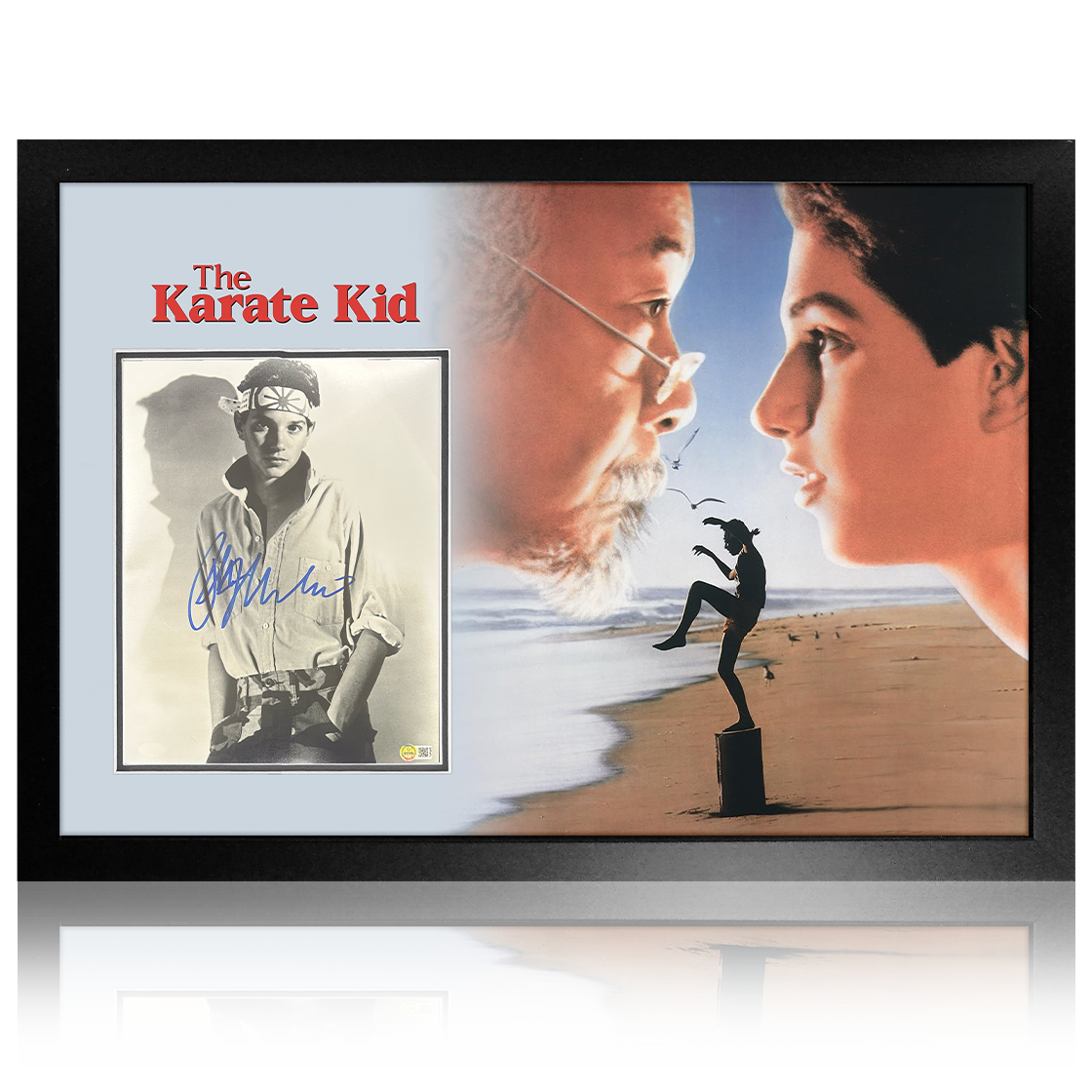 Ralph 2024 Macchio Signed Karate Kid Framed Photo