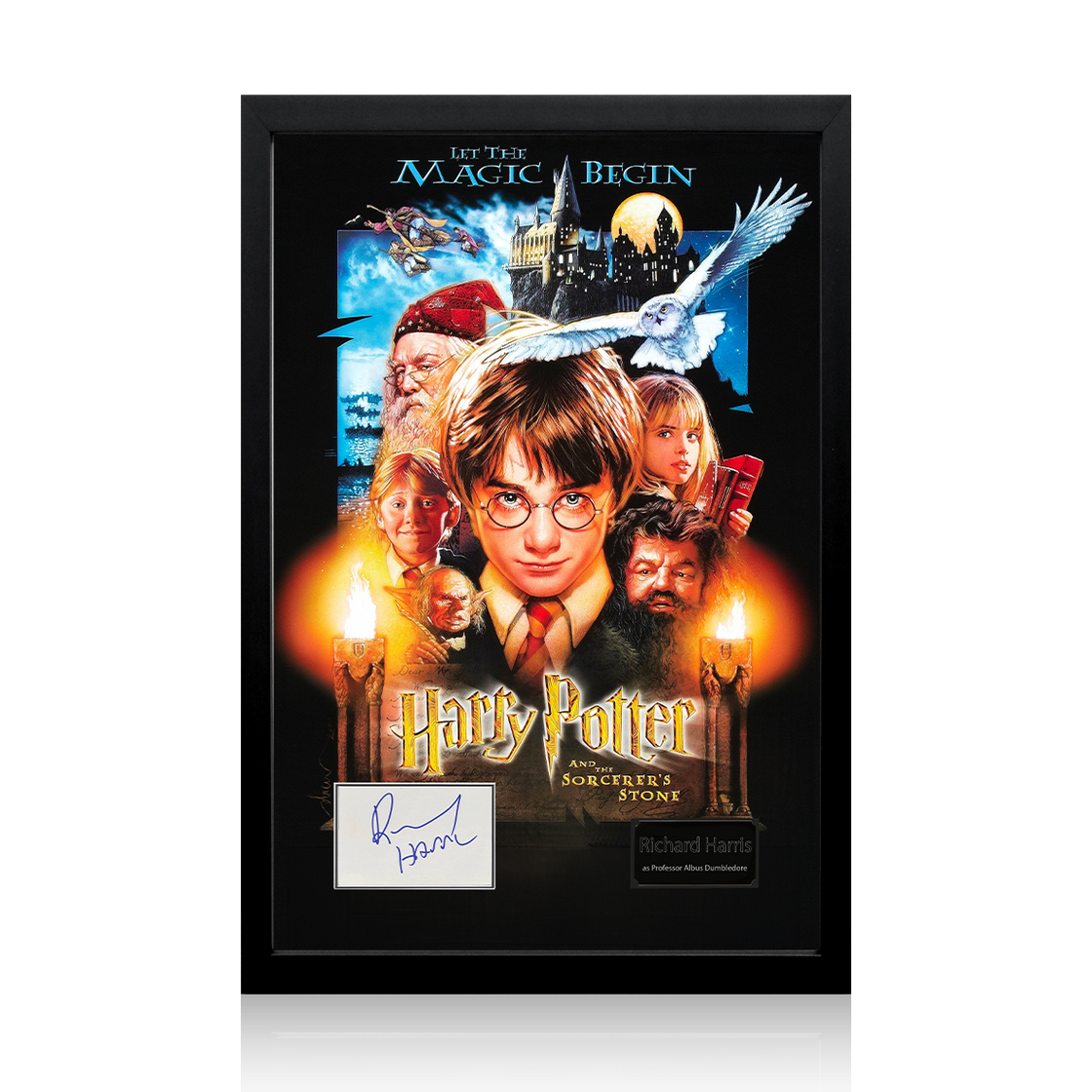 Richard Harris Signed Professor Albus Dumbledore Iconic Frame (ACOA)