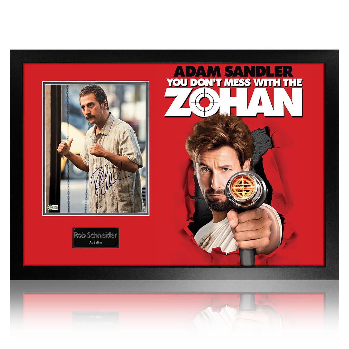 Rob Schneider Signed Don't Mess With The Zohan Image Premium Frame (AF ...