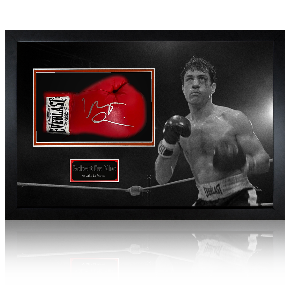 Robert De Niro Signed Raging Bull Boxing Glove Iconic Frame #1 (Beckett)