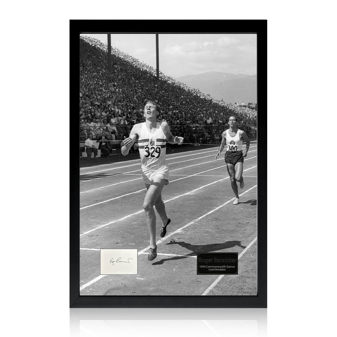 Roger Bannister Signed Image Iconic Frame