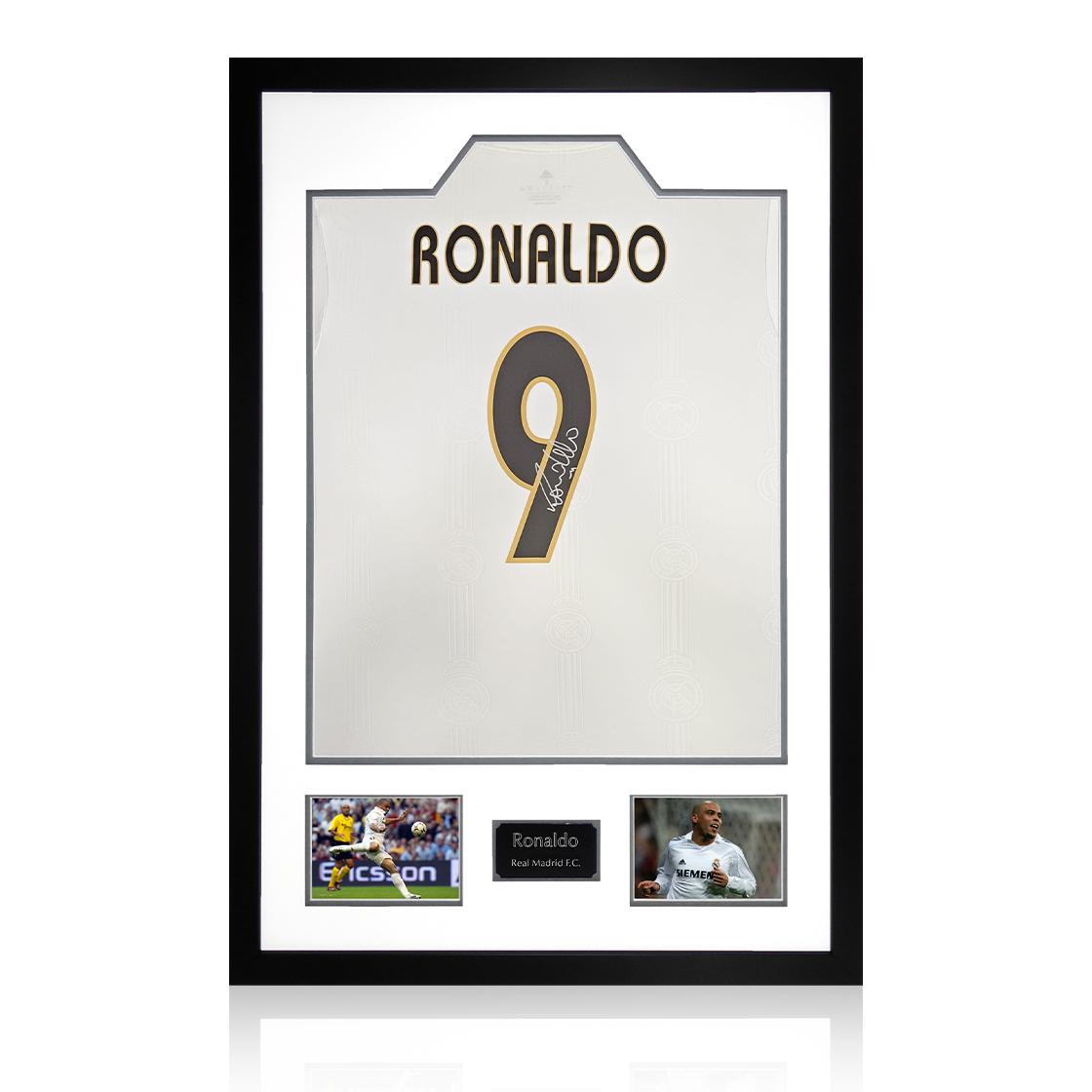 Ronaldo Signed Real Madrid 03/04 Shirt Premium Frame