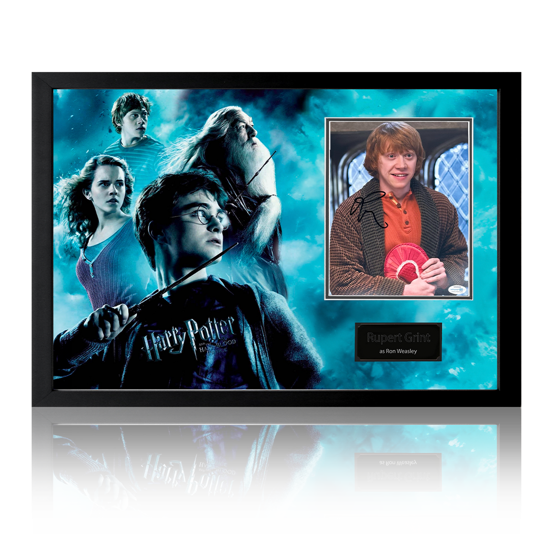 Rupert Grint Signed Harry Potter Ron Weasley Half Blood Prince Iconic Frame (ACOA)