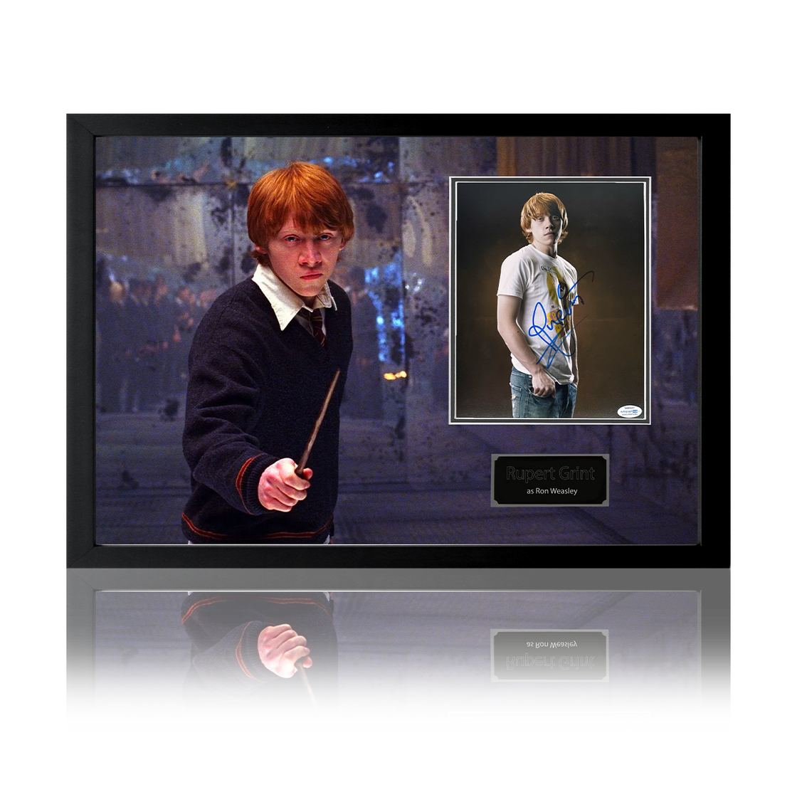 Rupert Grint Signed Harry Potter Ron Weasley Iconic Frame (ACOA)