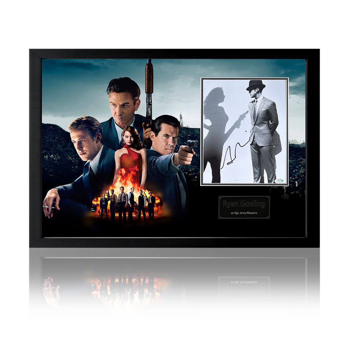 Ryan Gosling Signed Gangster Squad Iconic Frame (ACOA)