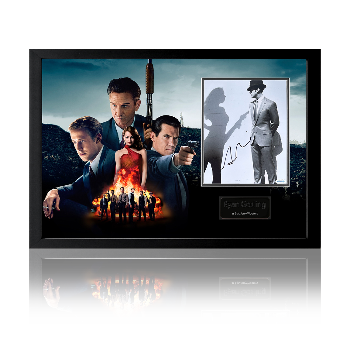 Ryan Gosling Signed Gangster Squad Iconic Frame (ACOA) – The Fan Cave ...