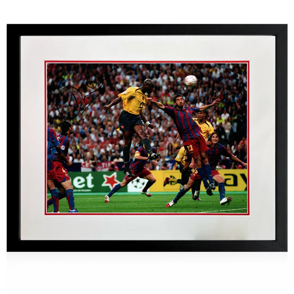 Sol Campbell Signed Arsenal Image Compact Frame