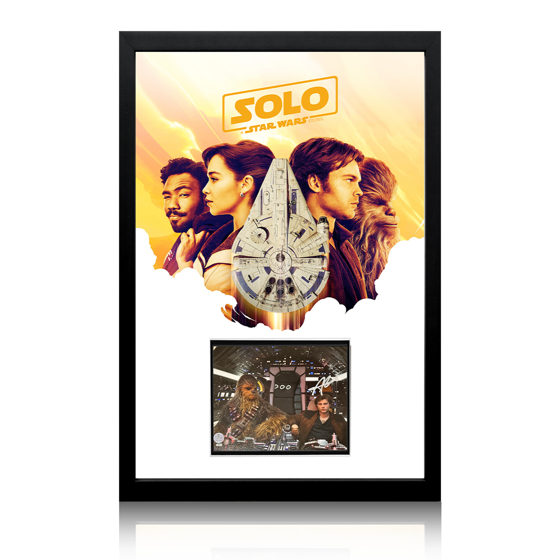 Alden Ehrenreich Signed Solo Star Wars Signed Iconic Frame (4)