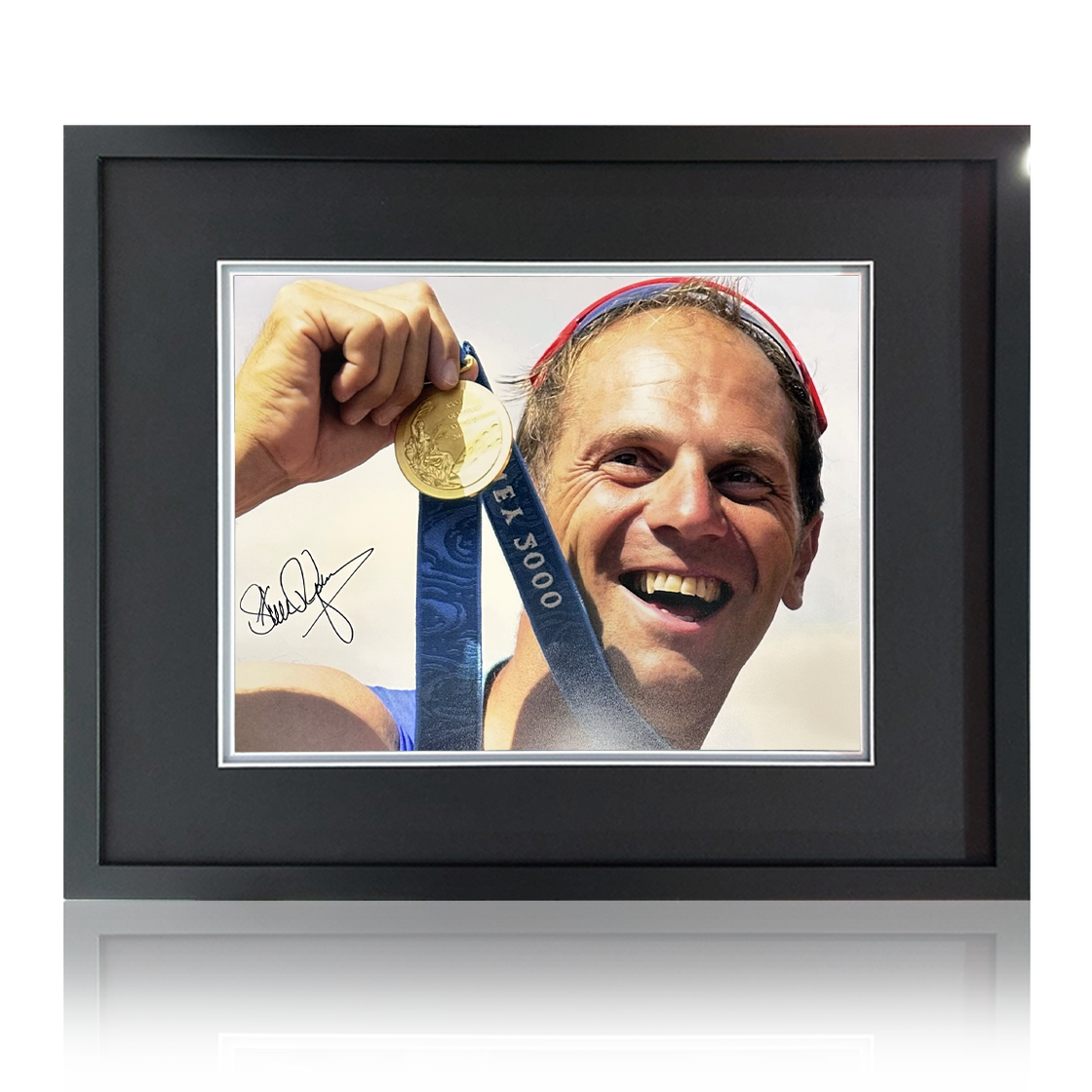 Steve Redgrave Signed Image Compact Frame