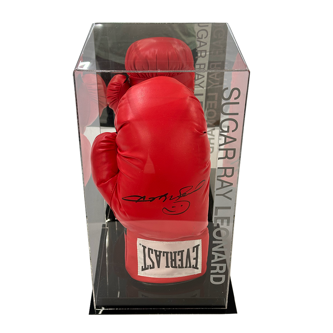 Sugar Ray Leonard Signed Glove w/ Case (instore collection only) The