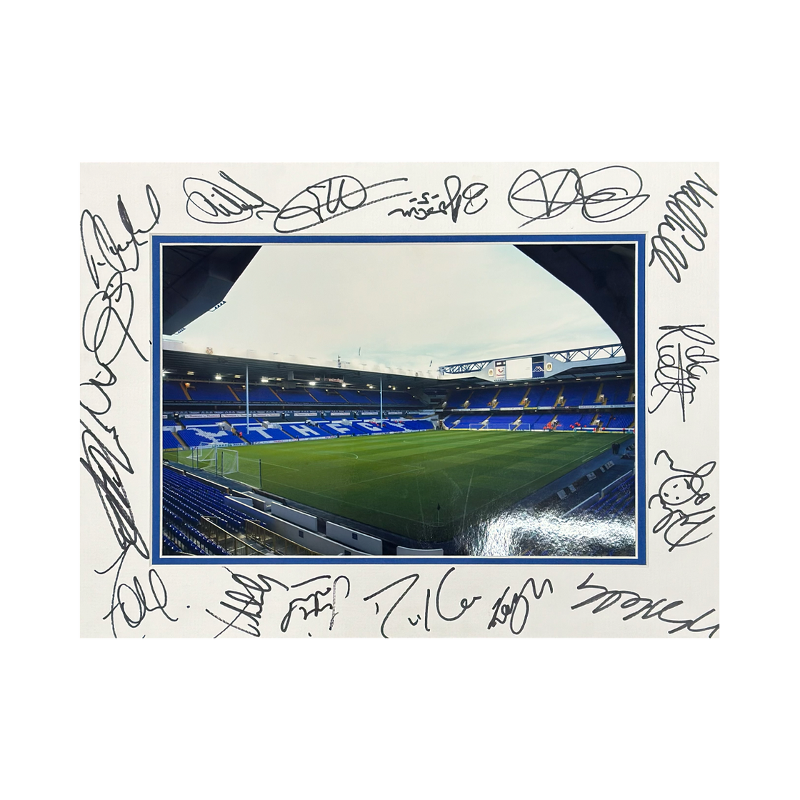 Tottenham Hotspur 03/04 Mounted Signed By 17 #5