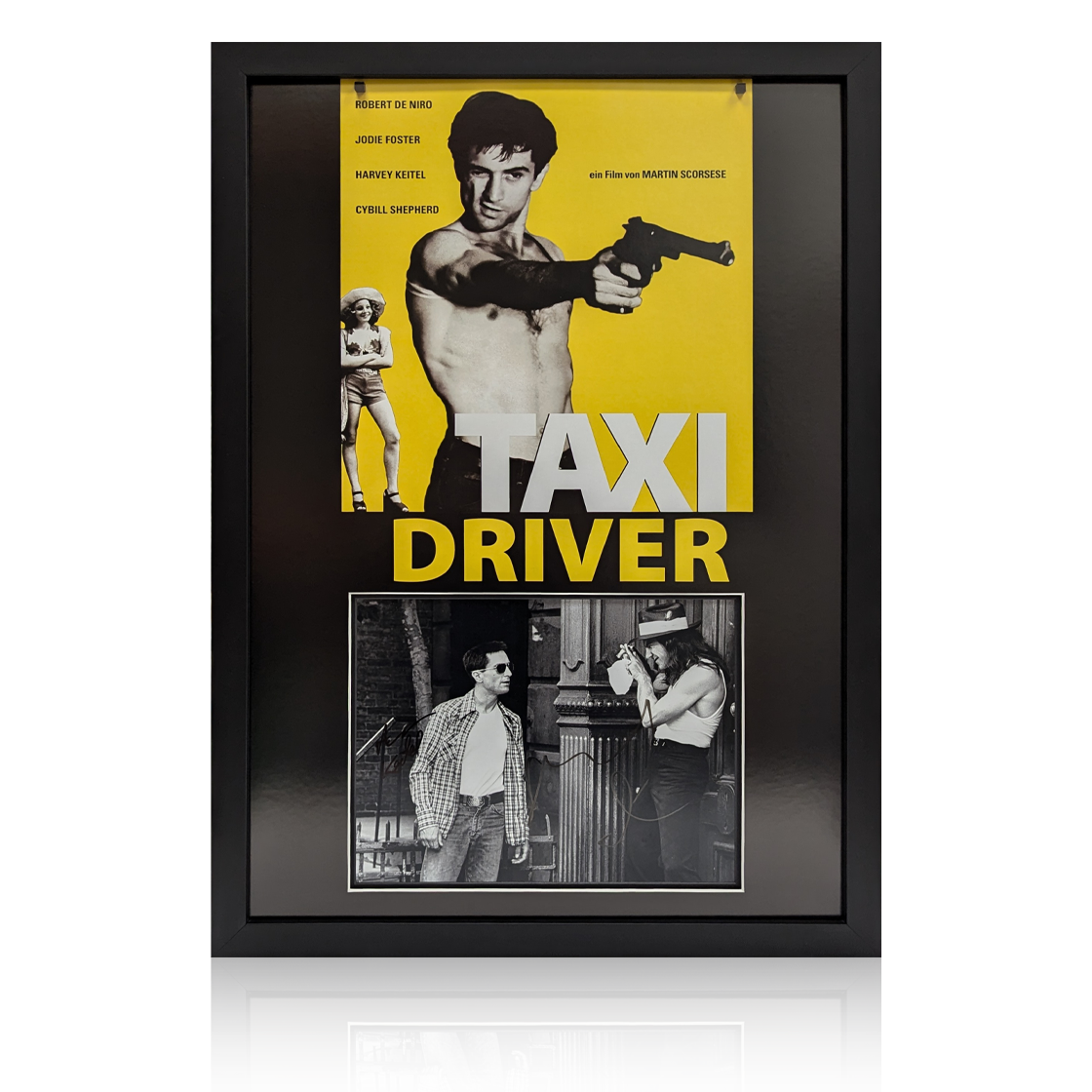 Robert De Niro & Harvey Keitel Signed Taxi Driver Iconic Frame