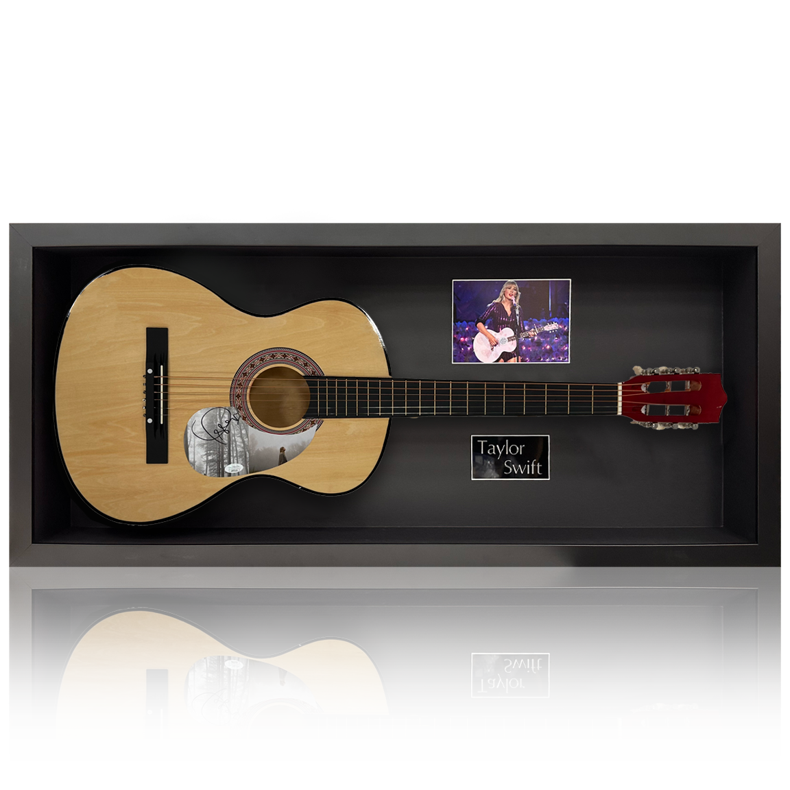 Taylor Swift Guitar Signed Display (JSA) The Fan Cave Memorabilia