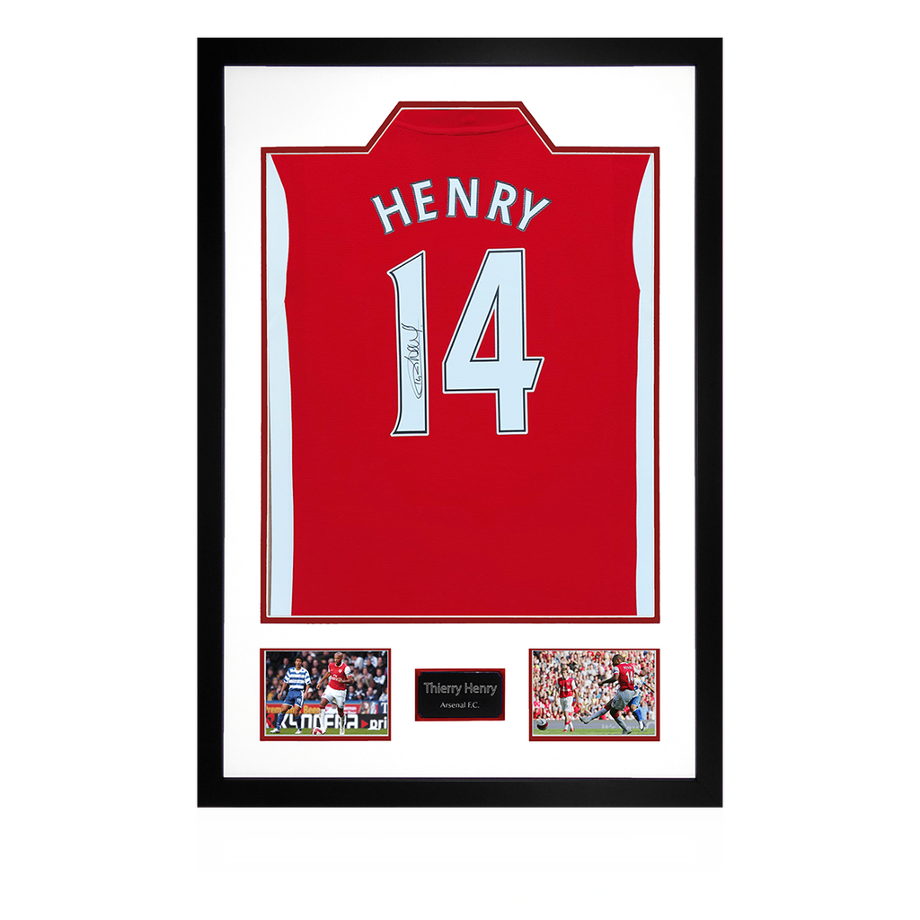 Thierry Henry Arsenal Autographed Jersey - Icons