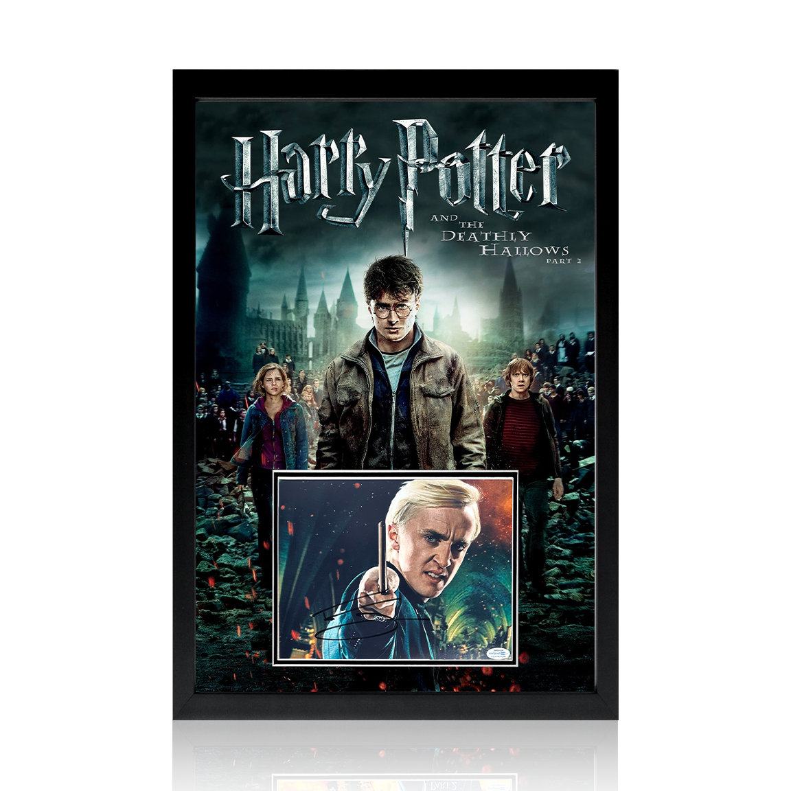 Tom Felton Signed Harry Potter And The Deathly Hallows Part 2 Iconic F ...