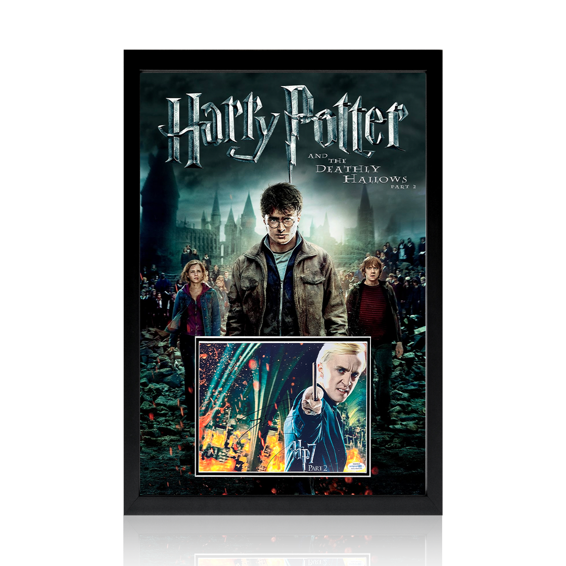 Tom Felton Signed Harry Potter and the Deathly Hallows Part 2 Iconic Frame #1 (ACOA)