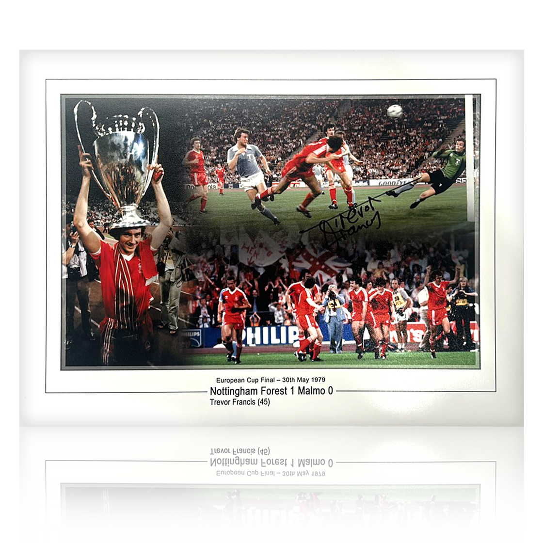 Trevor Francis Signed Nottingham Forest Montage Image