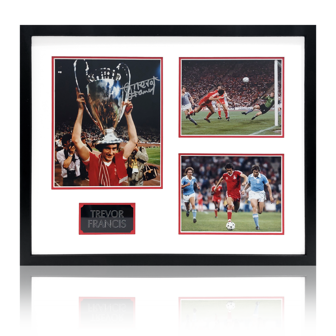 Trevor Francis Signed Nottingham Forest Deluxe Mount Display