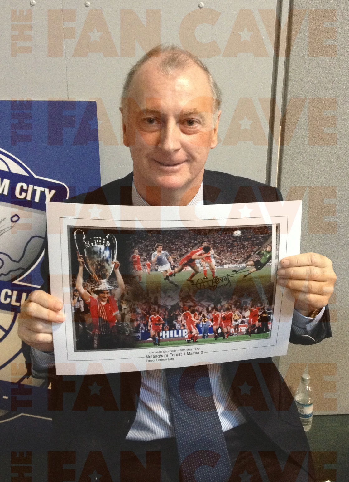 Trevor Francis Signed Nottingham Forest Montage Deluxe Mount Display