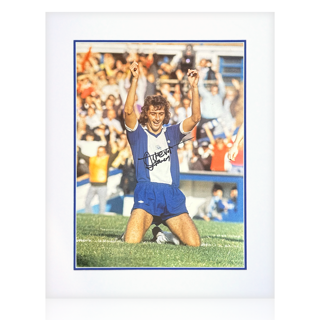 Trevor Francis Signed Birmingham City Mount