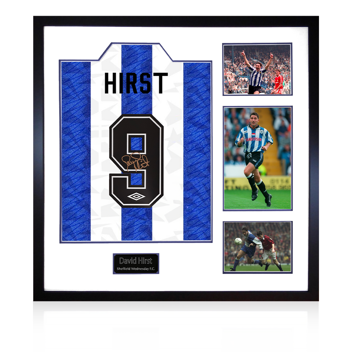 Weekly Auction: David Hirst Signed Sheffield Wednesday Home Shirt Elite Frame