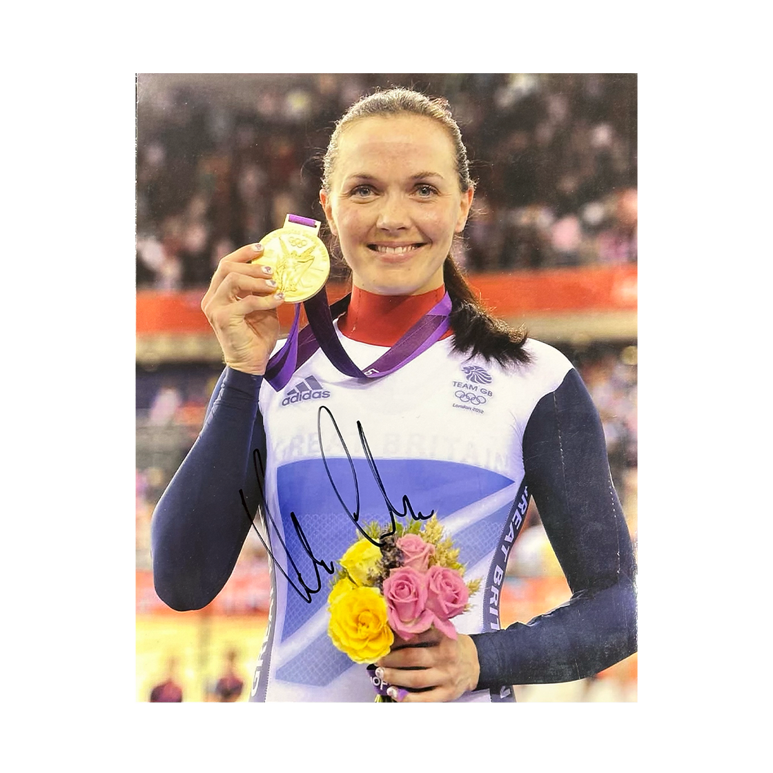 Victoria Pendleton Signed 10x8 Image