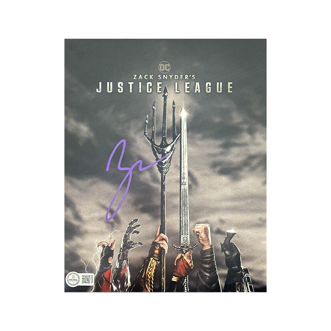 Zack Snyder Signed Justice League 10x8 Image 4 (AFTAL Authenticated)