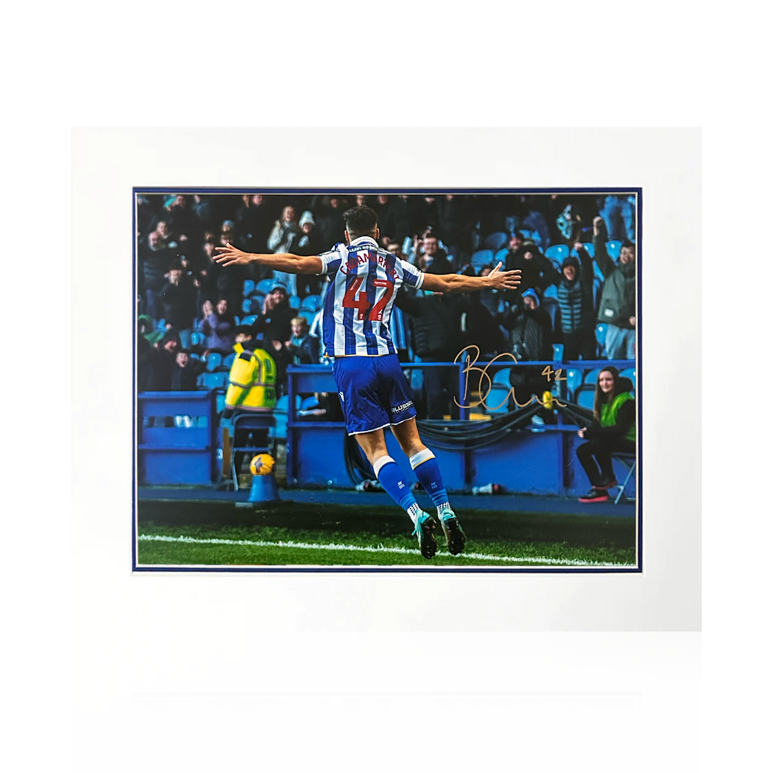 Bailey-Tye Cadamarteri Signed Sheffield Wednesday Mount #2