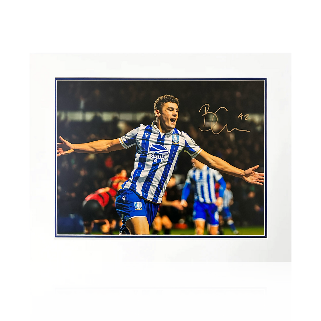 Auction: Bailey-Tye Cadamarteri Signed Sheffield Wednesday Mount