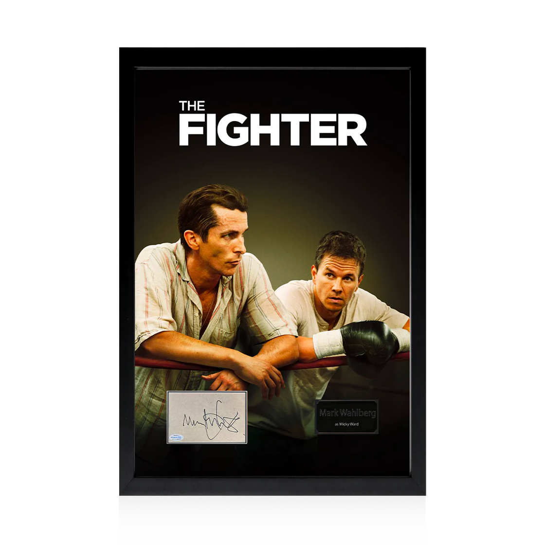 Mark Wahlberg Signed The Fighter Iconic Frame (ACOA)