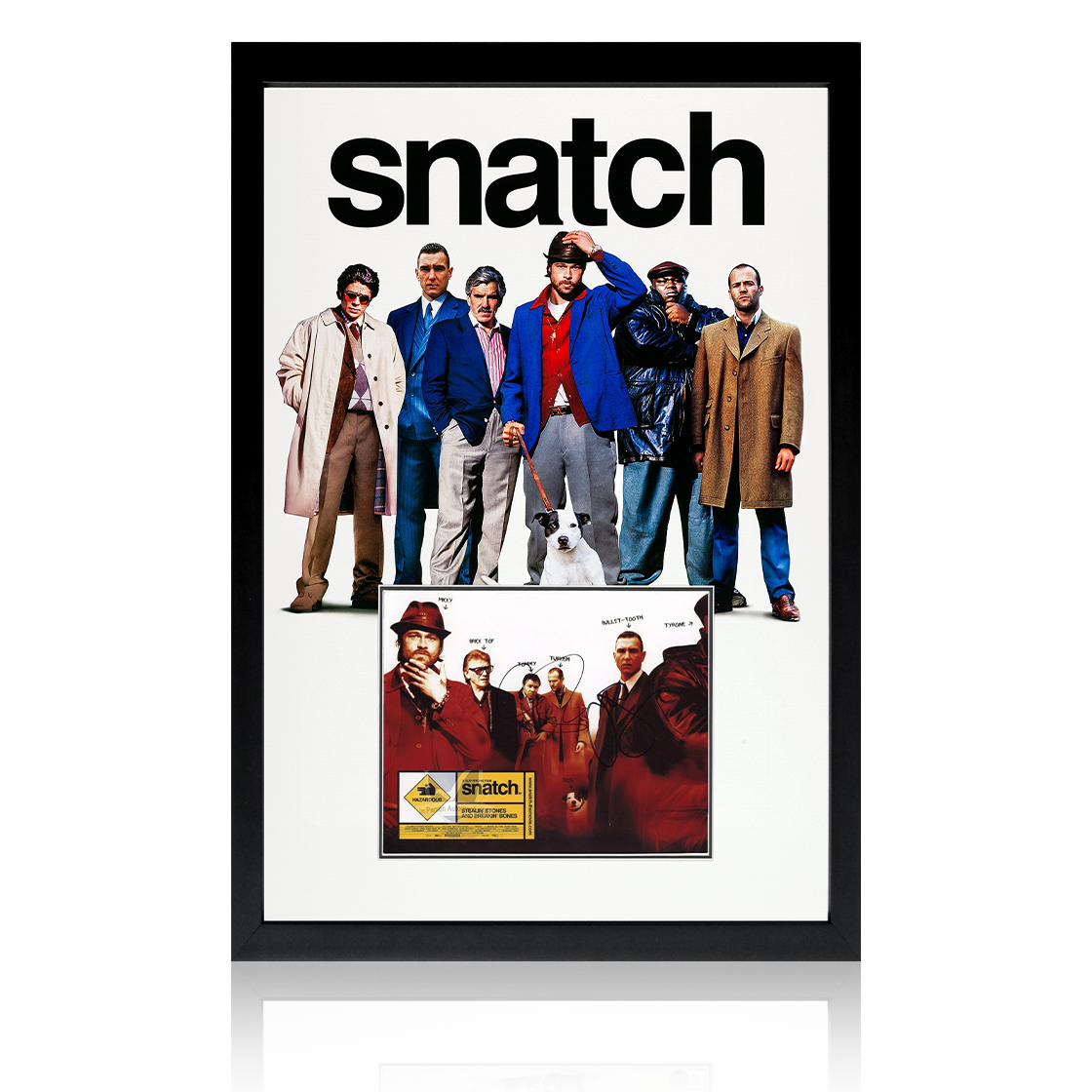 Jason Statham & Guy Richie Signed Snatch Iconic Frame