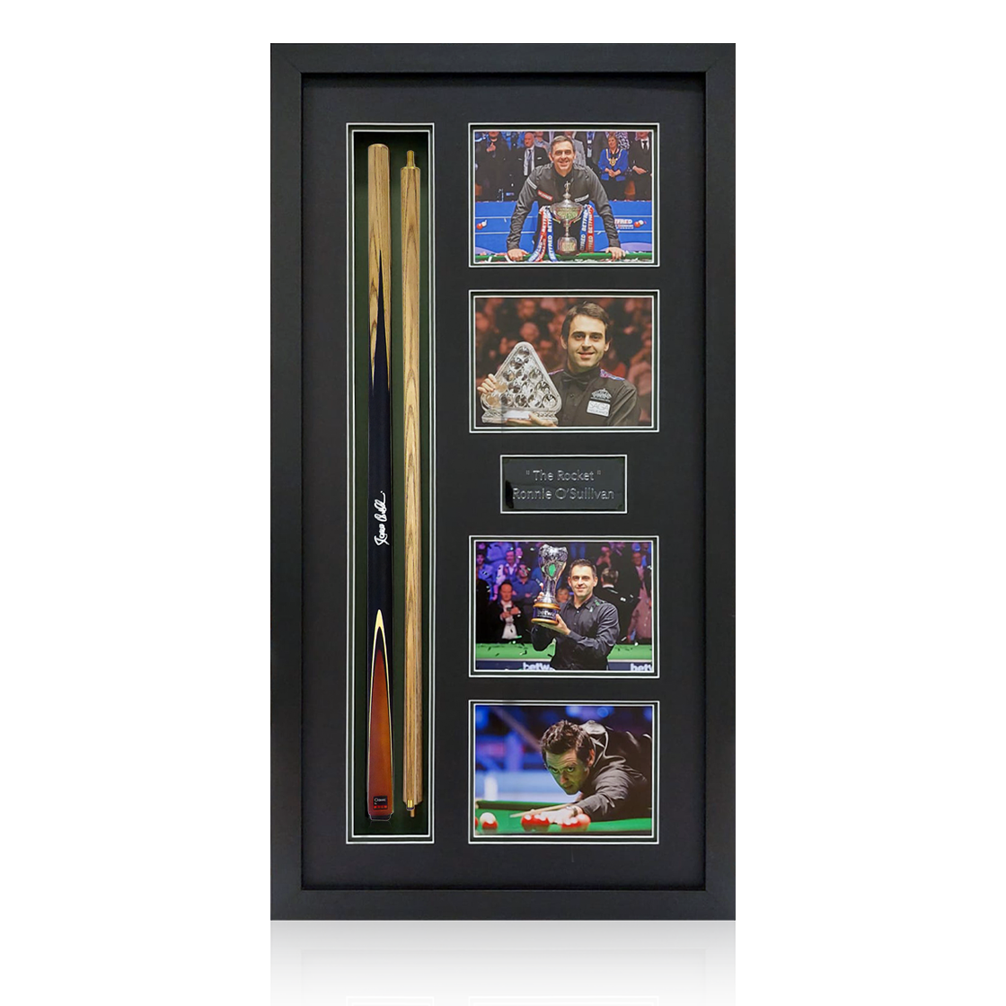 Ronnie O’Sullivan Signed Cue Iconic Frame