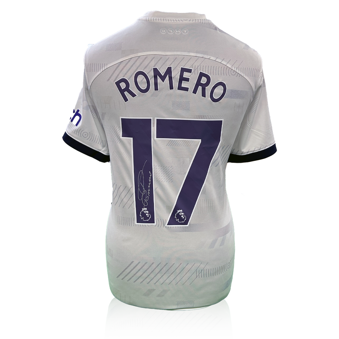 Cristian Romero Signed Tottenham Hotspur Shirt