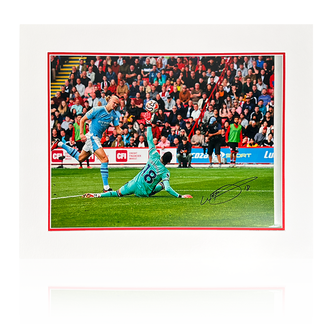 Wes Foderingham Signed Sheffield United Mount