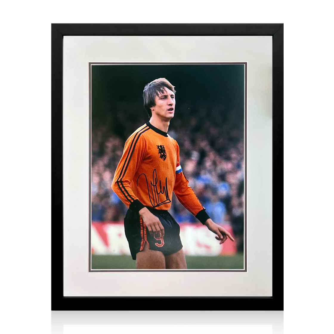 Johan Cruyff Signed Netherlands Photo Compact Frame (AFTAL Authentication)