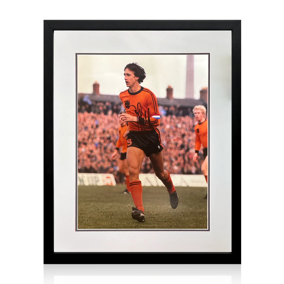 Johan Cruyff Signed Netherlands Photo Compact Frame (AFTAL Authentication)